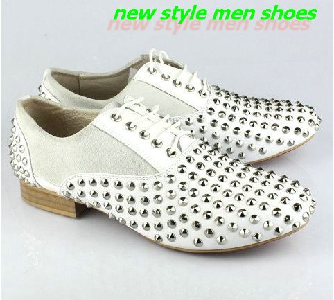 Genuine Leather Oxford White Men's Casual Shoes