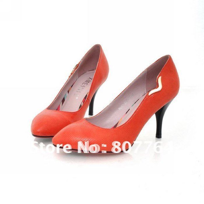 Autumn Pointed Toe Rubber Genuine Leather Women's Casual Shoes