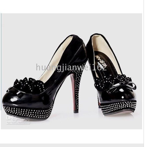 Super-high Heels Spring Genuine Leather Women's Casual Shoes
