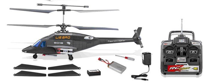 Large Size 65cm 4CH Gyro RC Helicopter Air Wolf Toy Airplane Radio Control Model