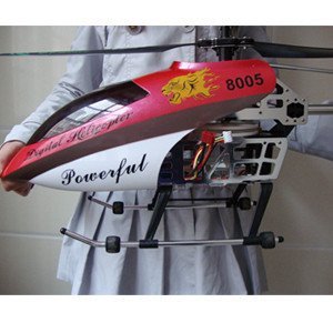 42 Inch Red Gtro Metal Airframe 3.5 Channel 2 Speed Model RC Helicopter 8005 RC Outdoor Toy
