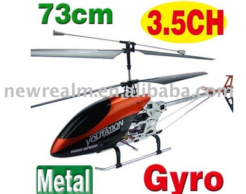 66*12*14cm 7.4V 1200mah Li-Poly 1*3.5ch RC Helicopter Radio Control Plane
