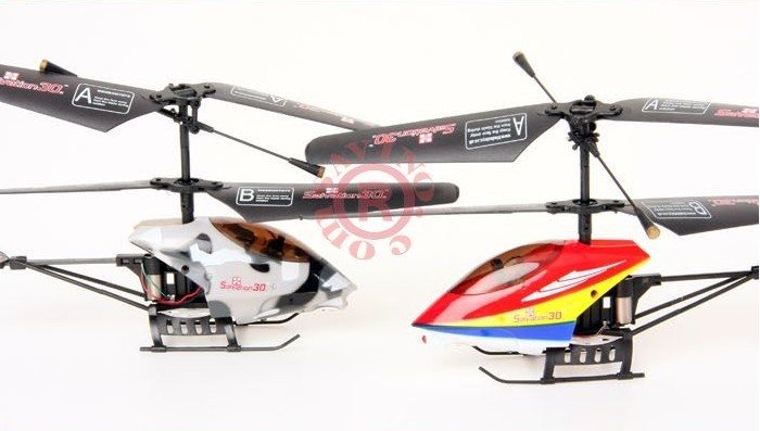 ABS Plastic 180 * 95 * 72 mm Remote Control Helicopter