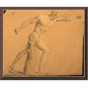 Gladiator Canova a Man Naked Famous Oil Paintings