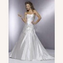 Elegant Evening Beaded Backless Empire Wedding Dresses