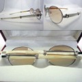 Gradient Men Acrylic Lenses White Buffalo Horn Frame Sports Eyew